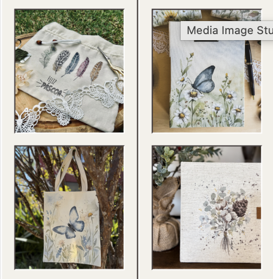 Videoaula Pets 6 peças de aquarela em tecido