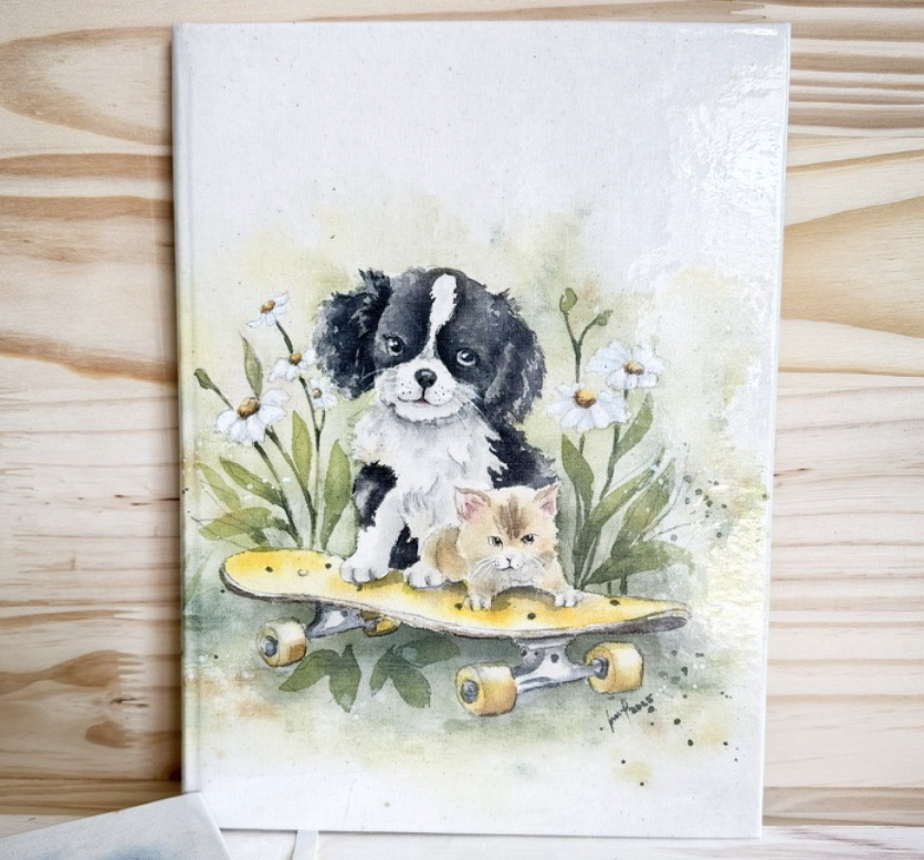 Videoaula Pets 4 pintura cachorro aquarela