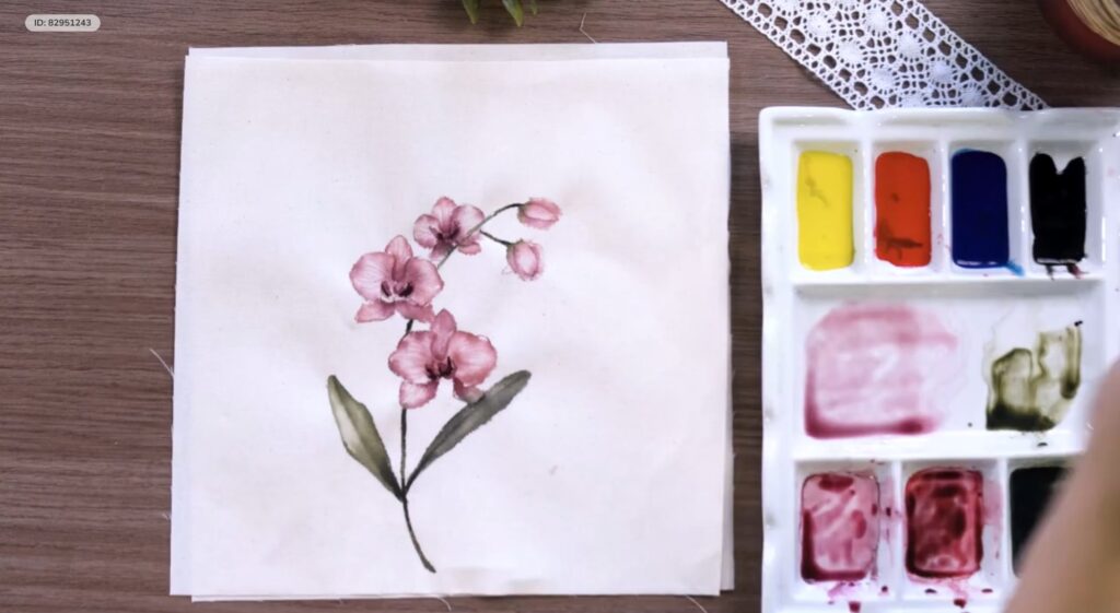 Módulos Extras 9 pintura orquídea